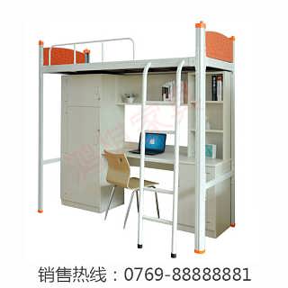 韶关公寓床学生公寓床批发,宿舍公寓床连体公寓床定制